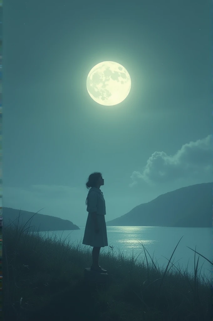 Seeing you on a moonlit night brings back memories and feels like you'll be there someday.