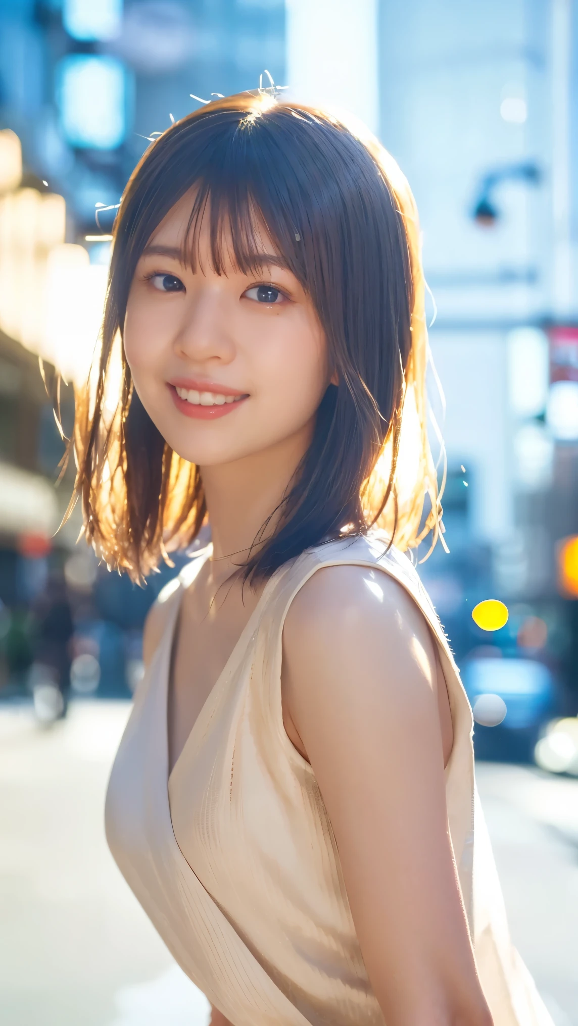 Cute Japanese Women Photos, smile:1.78, 20-year-old, oil, One Length Hair＆Hair straightening balm:1.55, (photo Realistic:1.4), (hyper Realistic:1.4), (Realistic:1.3), (Smoother lighting:1.05), (Improving the quality of cinema lighting:0.9), 32K, 1 person,20-year-oldの, Realistic lighting, Backlight, The light shines on your face, Ray Tracing, (Bright light:1.2), (Improvement of quality:1.4), (Highest quality Realistic textured skin:1.4), fine grain, Detailed face,(smile:0), (Emphasis on face close-up:1.3), (Enhances the beauty of skin texture:1.1),((Extremely precise and accurate anatomy:1.0)), (Enhances the beauty of skin texture:1.1), Clean and glowing skin, mesh, thin:1.2, (Realistic:1.3), Realisticなライティング, (Smoother lighting:1.05), 32K, One Japanese woman, fine grain, Detailed face, (Film Grain:1.1),(Accentuates body lines:1.1), High resolution, Natural look, Kind eyes, Improves hair quality, Delicate light and shadow, Transparent muscles, Graceful pose, Beautiful Eyes, Sharp details, Soft light reflection, Beautiful contours, Delicate skin tone, Fine hair texture,Cute Japanese Women Photos,