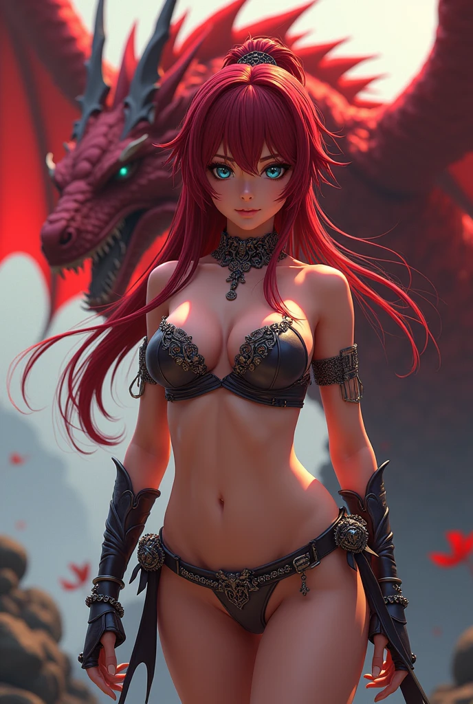 anime girl with red hair and a spider web in her hand, by Yang J, dark fantasy style art, 8k stunning artwork, 2. 5 d cgi anime fantasy artwork, 4k fantasy art, 8k high quality detailed art, 4k highly detailed digital art, anime fantasy artwork, dark fantasy art, ross tran 8 k, anime style 4 k