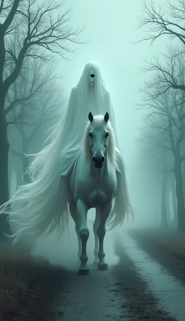 I am a ghost on a white horse, bound to these roads by the crimes I committed