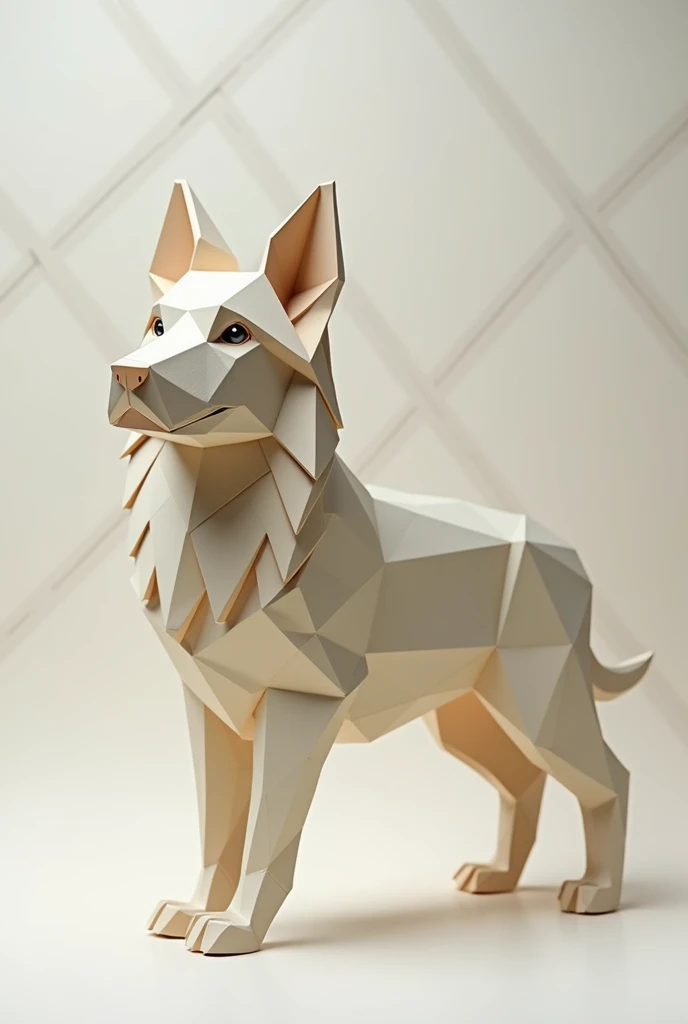 Central Asian Shepherd dog but like papre figure