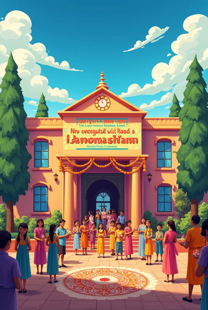 A school named lady Anusuya Singhania Educational Academy wishes Happy Janmashtami