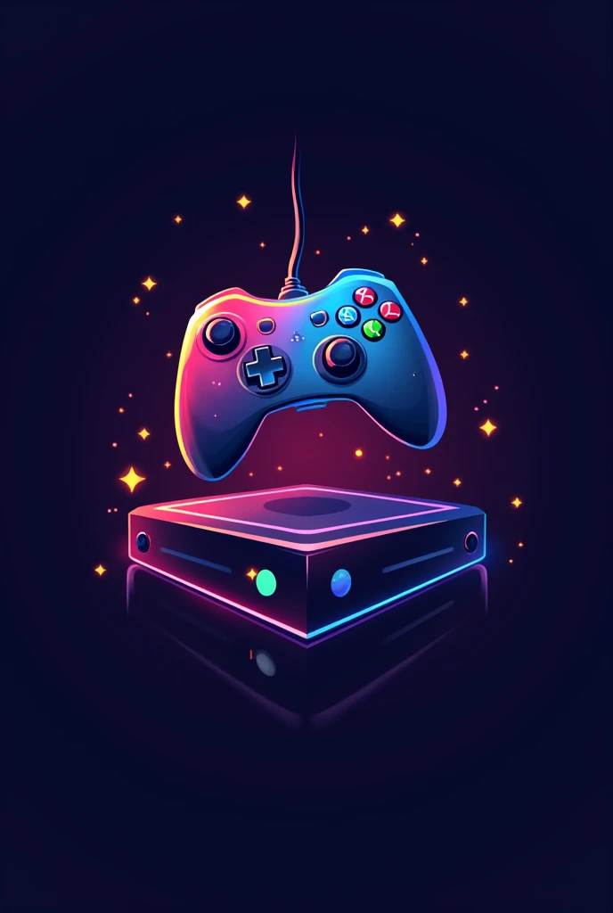 Design a dynamic logo for a gaming YouTube channel that captures the essence of excitement and adventure. Incorporate elements that represent gaming, such as a controller, joystick, or pixel art. Use bold and vibrant colors to convey energy and enthusiasm. The design should be modern and appealing to gamers, with a sleek, professional finish that makes the logo stand out both as a small icon and in larger formats. Consider adding a unique, memorable element to personalize the logo and make it instantly recognizable.