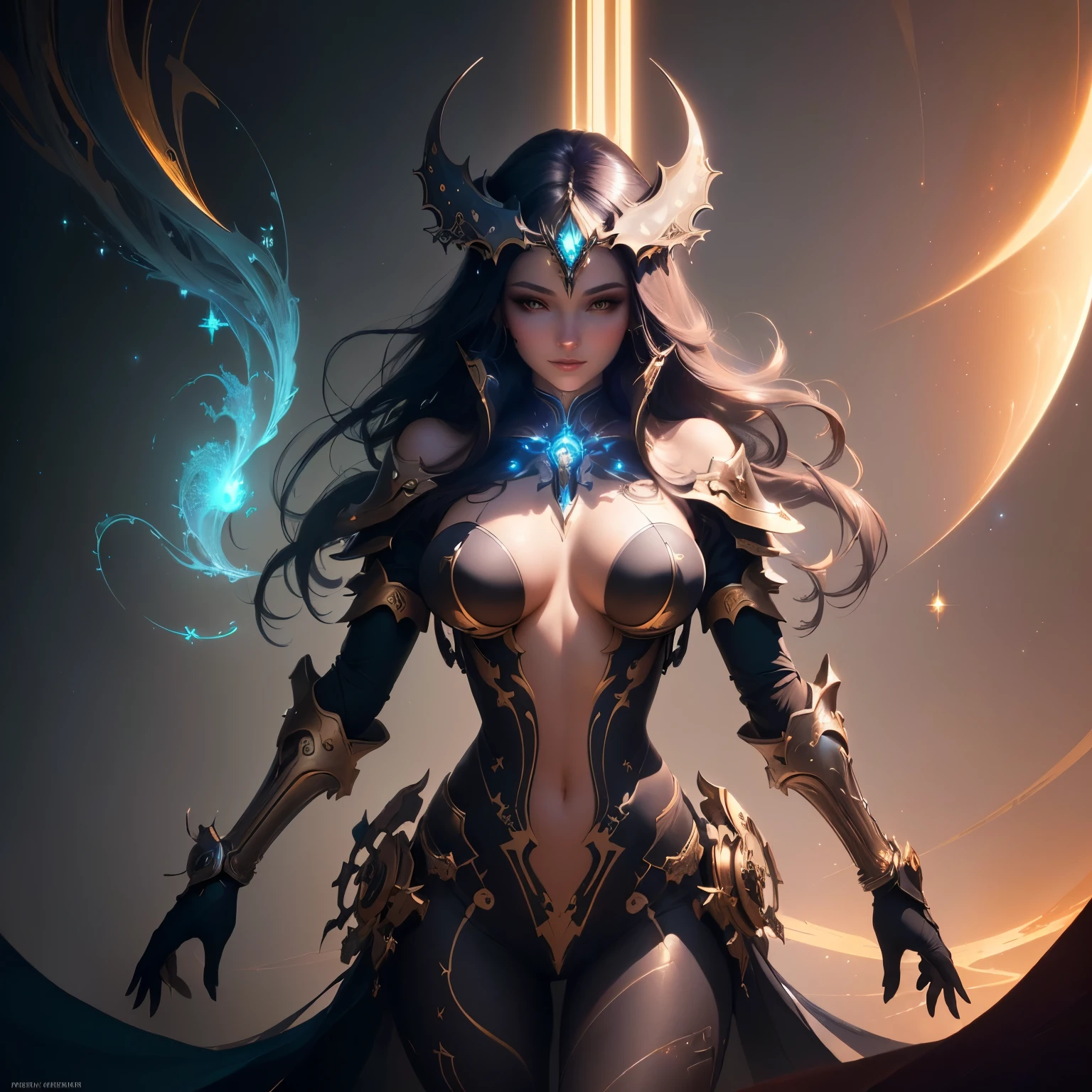 masterpiece, Highest quality, (Highly detailed CG Unity 8k wallpaper), (Highest quality), (Best illustrations), (Best Shadow), Absurd, Realistic lighting, (abyss), Beautiful sparkle, art:PeterMohrBacher,