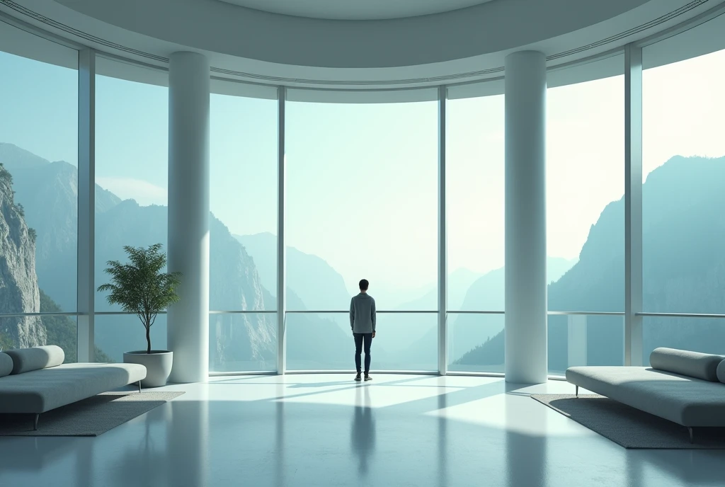 Inside the observation tower