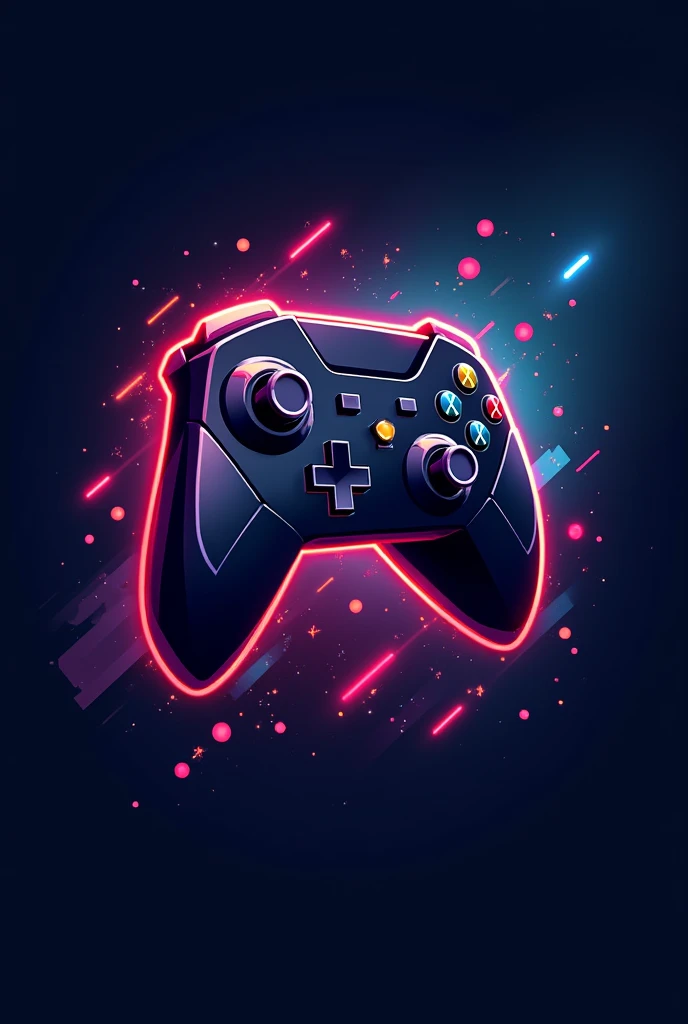 Design a dynamic logo for a gaming YouTube channel that captures the essence of excitement and adventure. Incorporate elements that represent gaming, such as a controller, joystick, or pixel art. Use bold and vibrant colors to convey energy and enthusiasm. The design should be modern and appealing to gamers, with a sleek, professional finish that makes the logo stand out both as a small icon and in larger formats. Consider adding a unique, memorable element to personalize the logo and make it instantly recognizable.