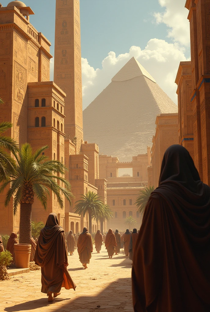 A old Egyptian city 