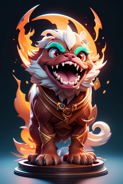 Create a Monster Puppy Plug Image. The body is transparent and can be seen through. The image is sharp and detailed., with beautiful colors.. With arms, leg, eyes, mouth, พื้นหลังสีlegว