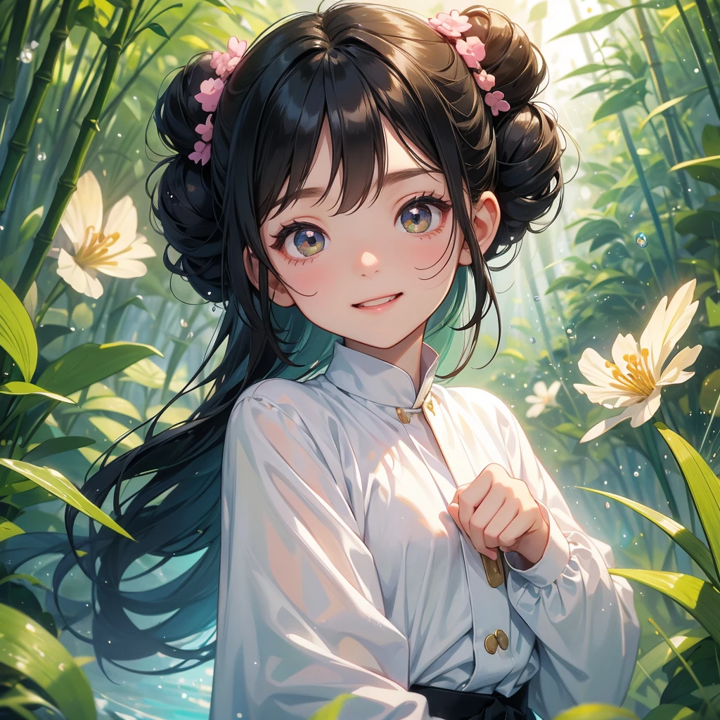 (((1 toddler:1.4))), (baby face), (round face), (little chest), (long hair:1.2, big forhead:1.2), (straight cut bangs:1.2), (brown hair), shiny hair, hairgrip, curled eyelashes:0.6,(beautiful big eyes:1.3), intricate eyes,beautiful detailed eyes,symmetrical eyes,big eyes:1.5,(apricot eyes:1.2), extremely detailed cute anime face, clear pale blush, dark brown skin, solo,🦄,🌈,kawaii, Prayer, long loincloth, (navel) (wreath of flowers), Shaman tribal clothes,thong tribal,(((lustrous skin:1.5,tanned skin,bright skin: 1.5,skin tanned,shiny skin,very shiny skin,shiny body))),((nsfw)),(tribal clothes,style old Egypt),((little loli,chibi))),((small tiny body)),,((((6 years old)))),((flat chest)),
((wet clothes,intricate outfit:1.2,intricate clothes:1.2))
centered,scale to fit dimensions,Rule of thirds,
outdoors,overgrown,(overgrown background,glowing crystals,bioluminescent plant),scenery,extremely scenery,(((glowing crystals,bioluminescent plants))),(puddles everywhere,moss,moss on the background),clouds,lily pads,palms,reeds,(sunset, golden hour),
(Glossy Egyptian ornaments),highres,sharp focus,(ultra detailed,extremely detailed),(photorealistic artwork:1.37),(extremely detailed CG unity 8k wallpaper),(((vibrant colors,vibrant theme))),(intricate),(masterpiece),(best quality),artistic photography,(photography taken by sldr),(intricate background),perfect rendered face,perfect face details,realistic face,photo realistic,((intricate detail)),(((realism))),