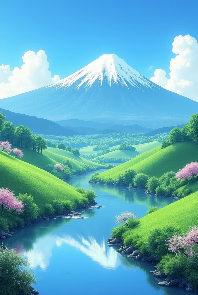 Landscape Japan realistis