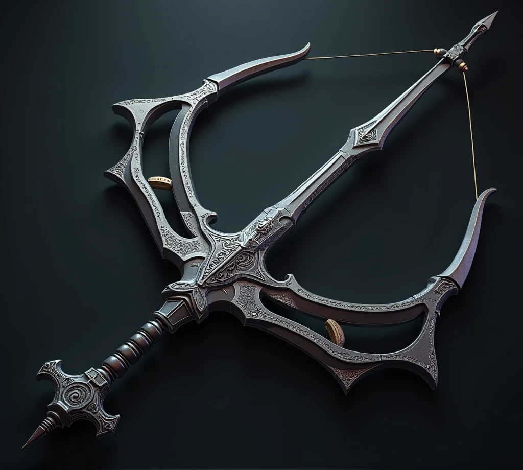 Bow, Professional, Masterpiece, 4k, Convertible to Chakram, 3 Piece, Full Detail, Edge Bow, Deadly