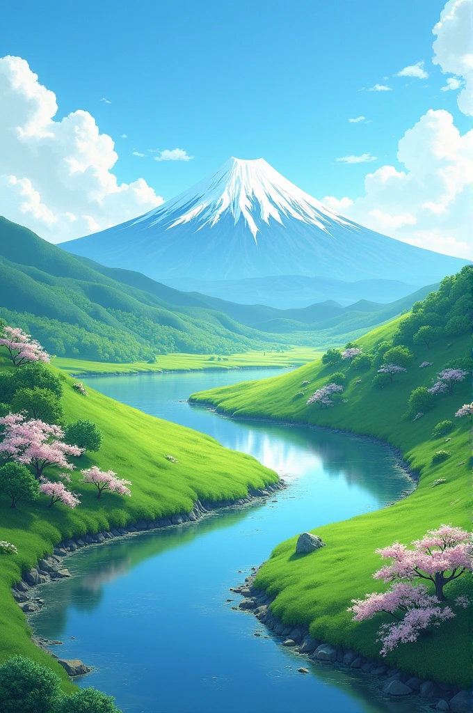 Landscape Japan realistis 