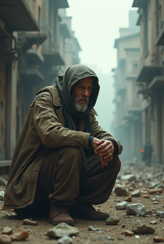 Erfan in future as beggar