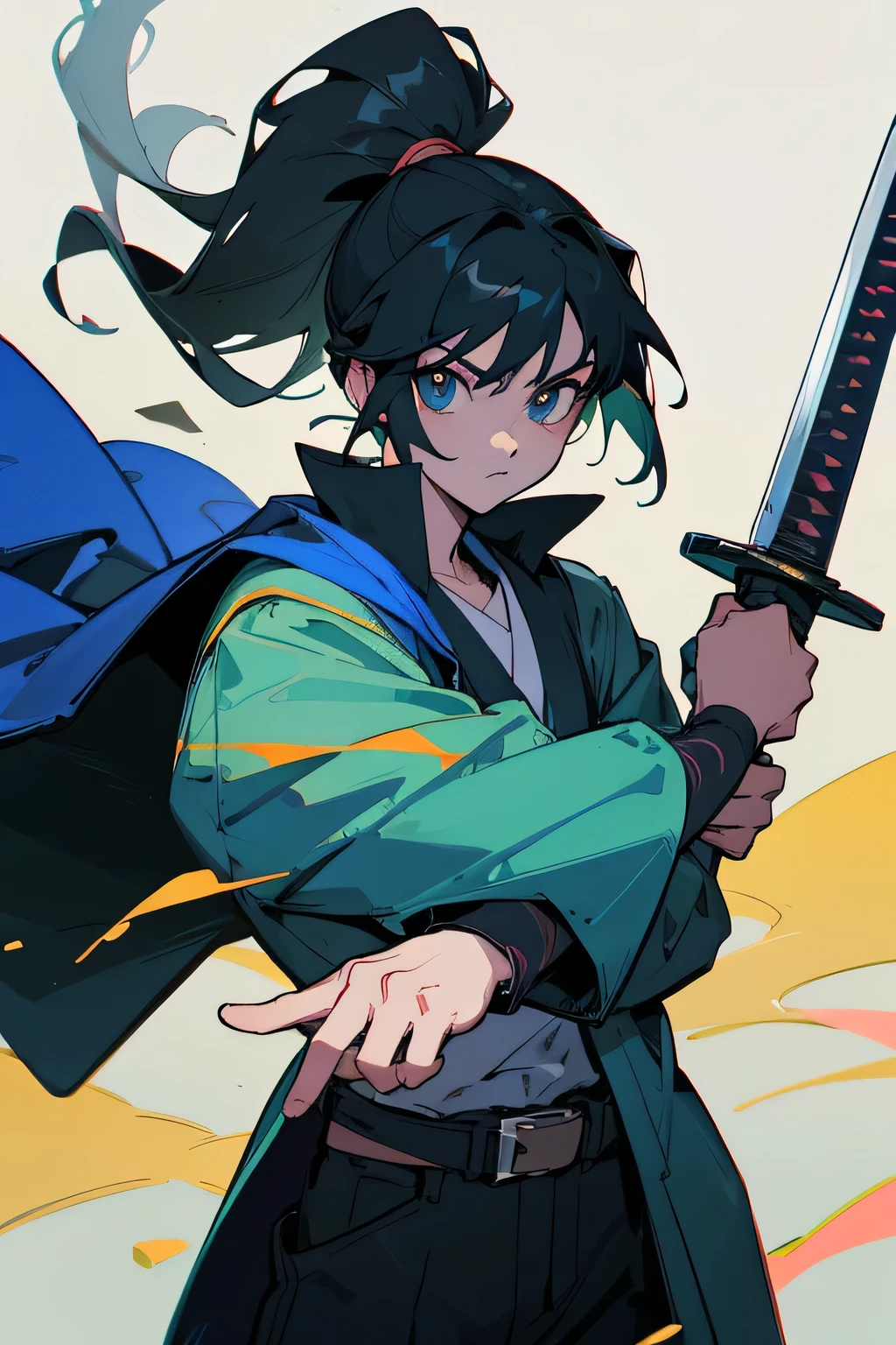 score up_9,score up_8,score up_7,best quality,super fine illustration,super detailed,8k, source_anime,swordsman,standing,