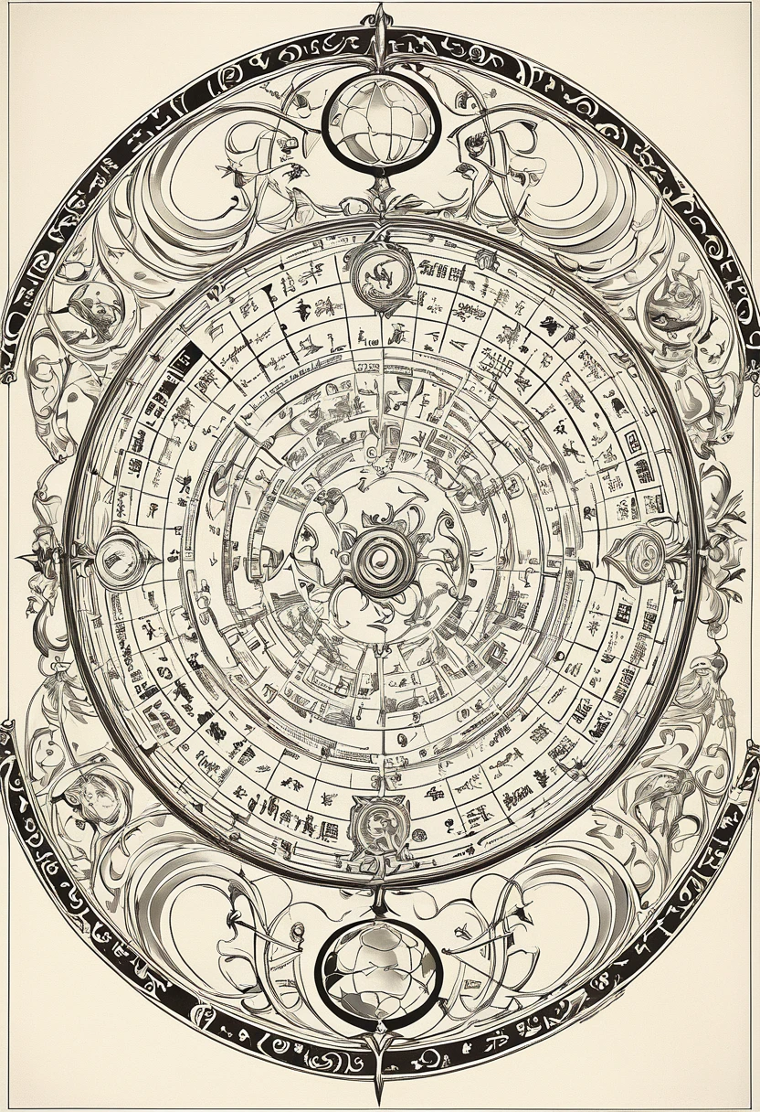 Fantasy、clear、Oparts、gyro、hover、wheel、globe、horoscope、element、gimmick、