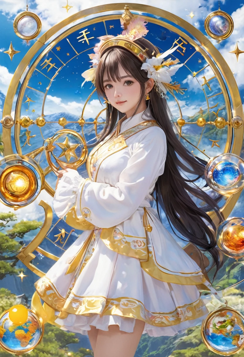Fantasy、clear、Oparts、gyro、hover、wheel、globe、horoscope、element、gimmick、