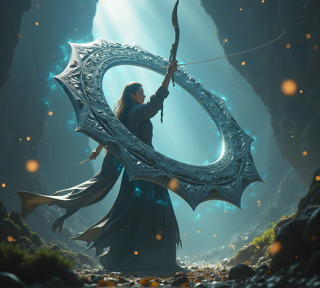 A bow transformed into a chakram