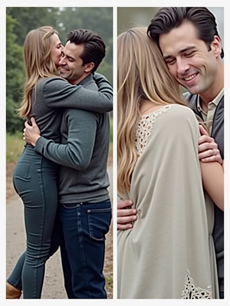 Both of them hugs eachother video