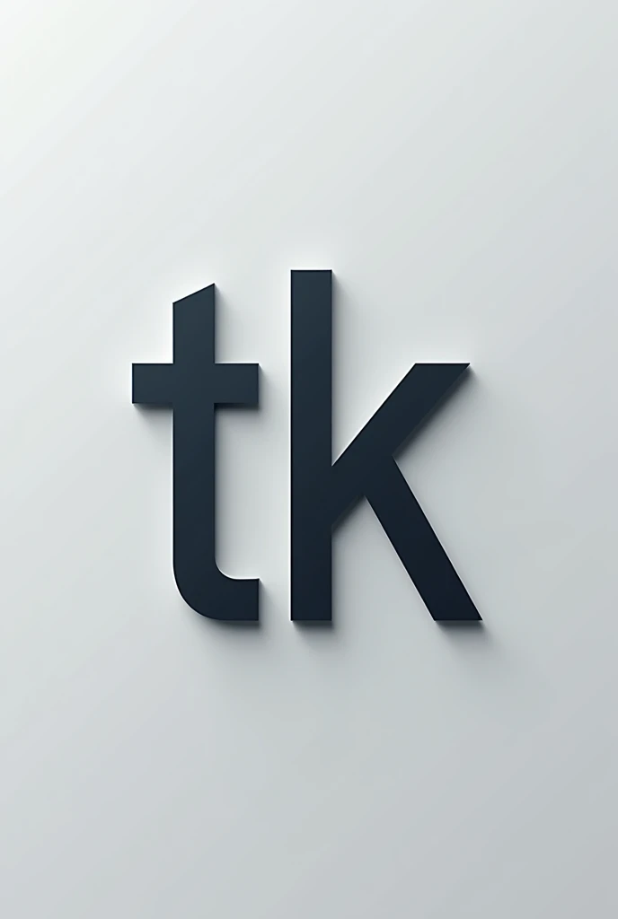 T K in a logo theme is tech