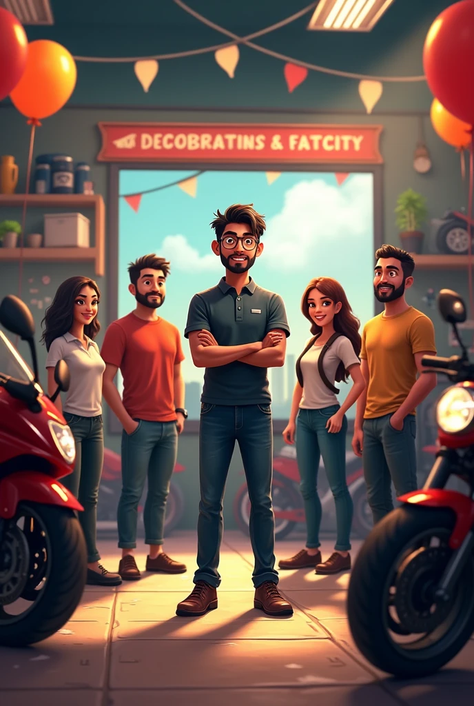 Create a congratulations key Rahul bike zone