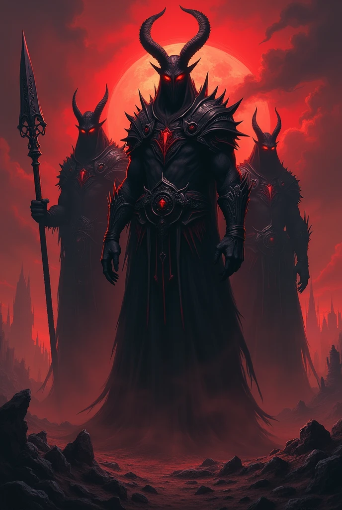 Can you make a guild profile? Our guild name is Dark Azeroth. Make the pic scary but cool.