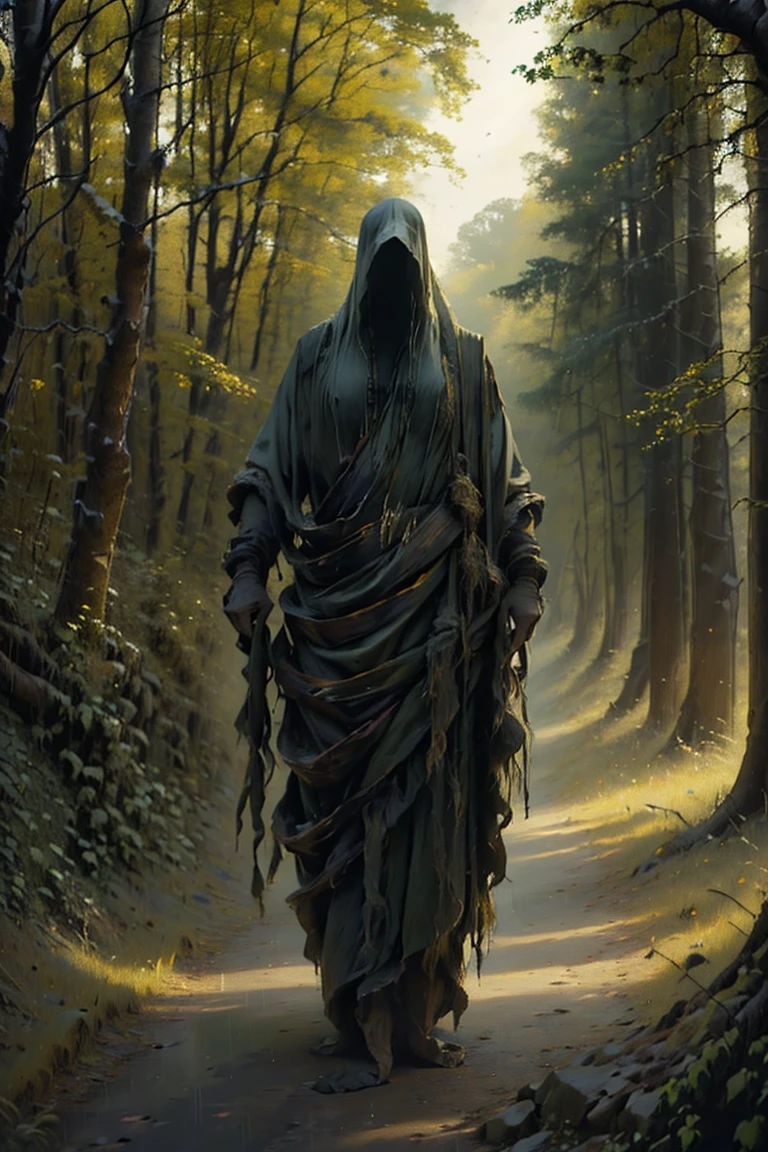 (best quality, 4k, highres, masterpiece:1.2), ultra-detailed, (realistic, photorealistic, photo-realistic:1.37), a wolf dressed as a soldier stands in the rain, holding a . He is surrounded by a dense forest, alive with the sounds of nature. It's a moonlit night, and the darkness adds to the mystery