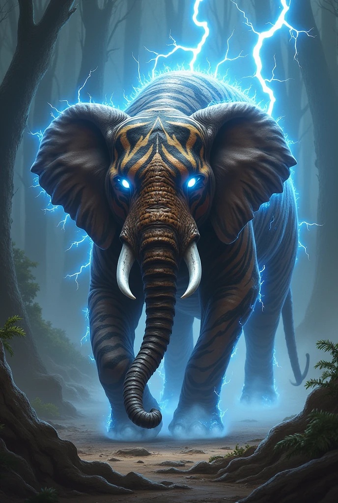 Combination of elephant and tiger danger fusion
More deadly ,more blooddy danger , electric power also