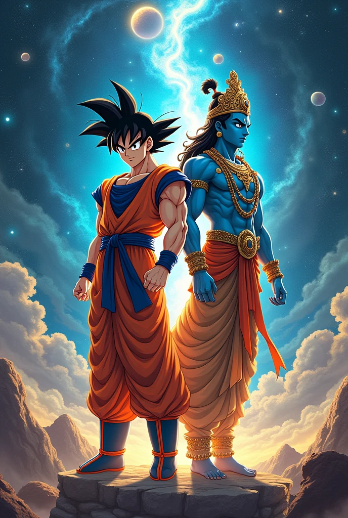 Goku and Krishna all photo