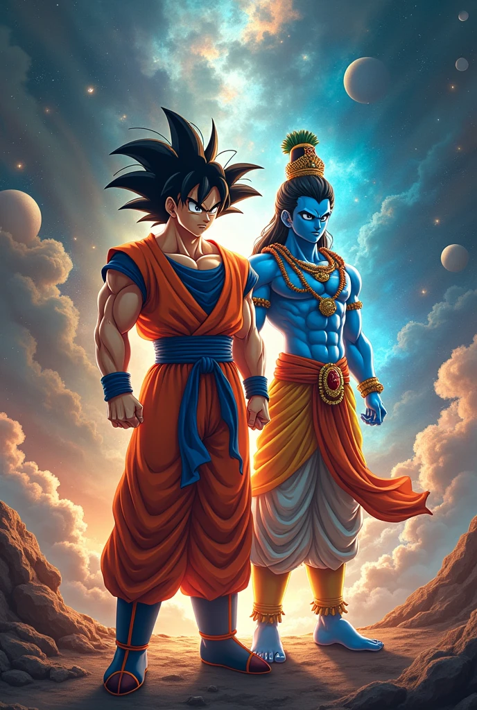 Goku and Krishna all photo