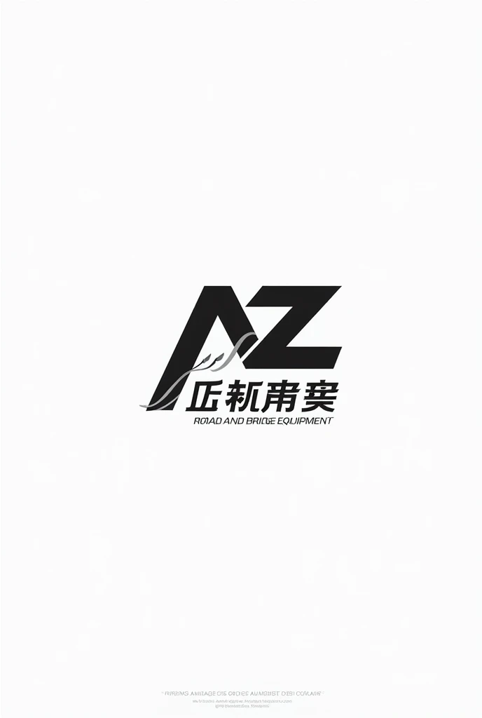 Design a logo with MZ:Mingzhong Road and Bridge Equipment
