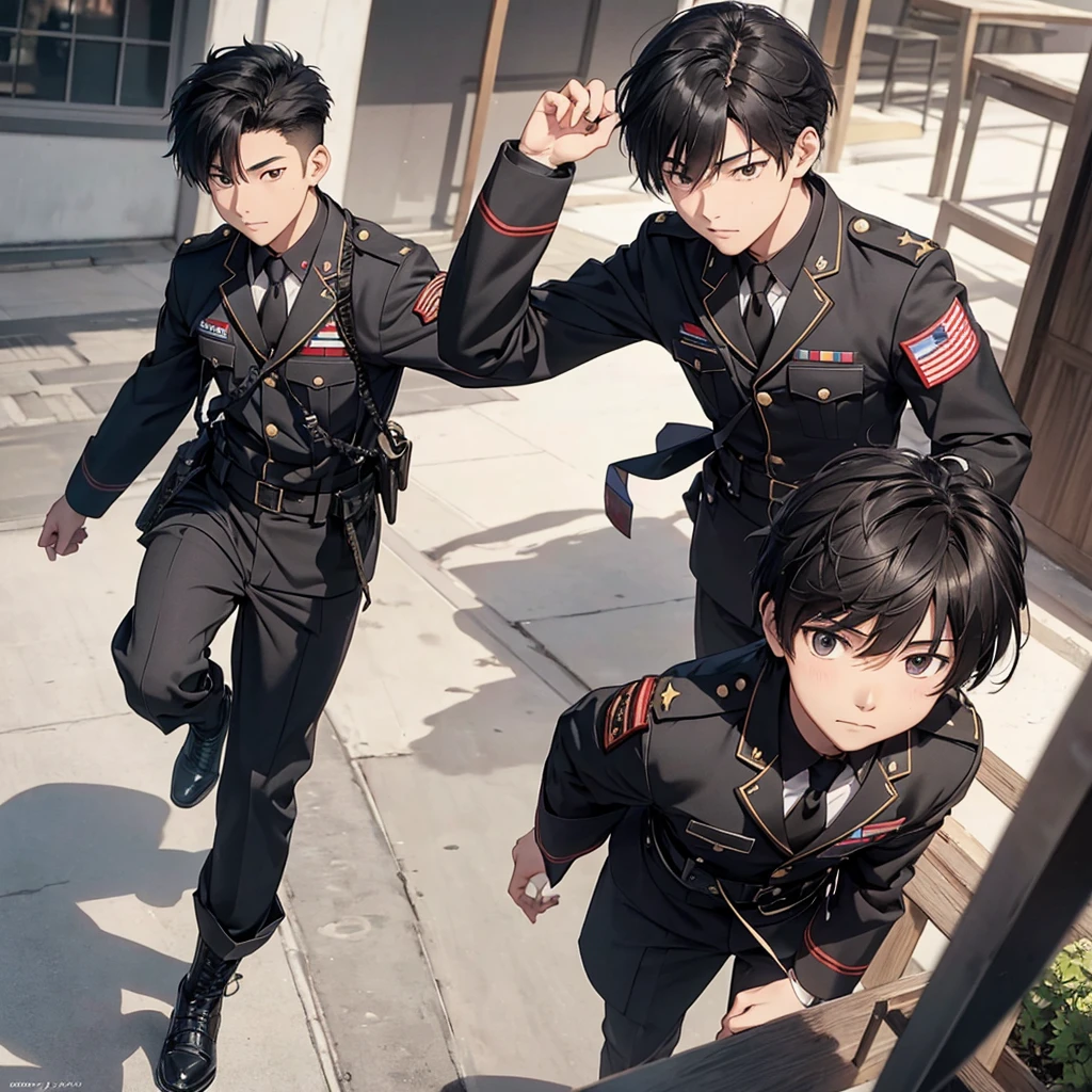 Hiro enters military school following his father's footsteps.
