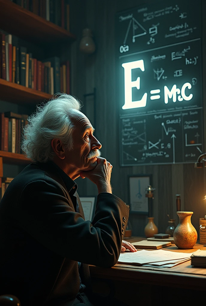 Theory of relativity e=mc²