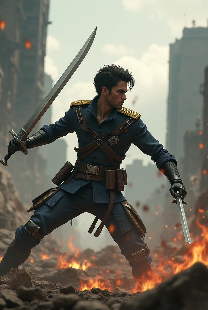 Levi Ackerman fighting