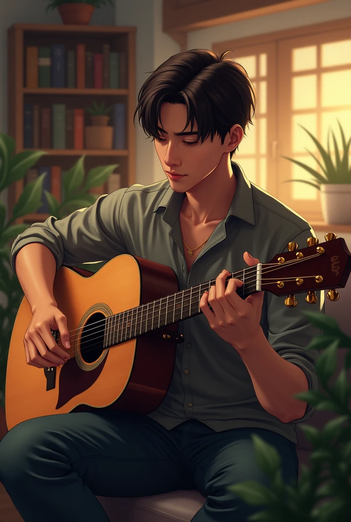 Man playing guitar