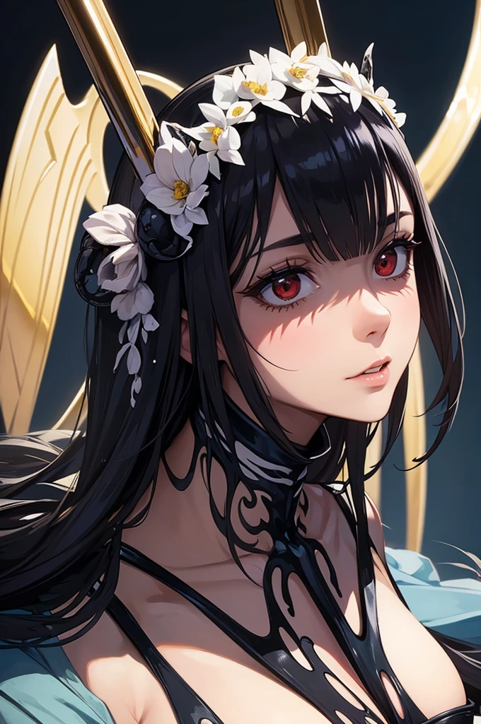 ((best quality)), ((masterpiece)), (detailed), venom taking a girl with full transform