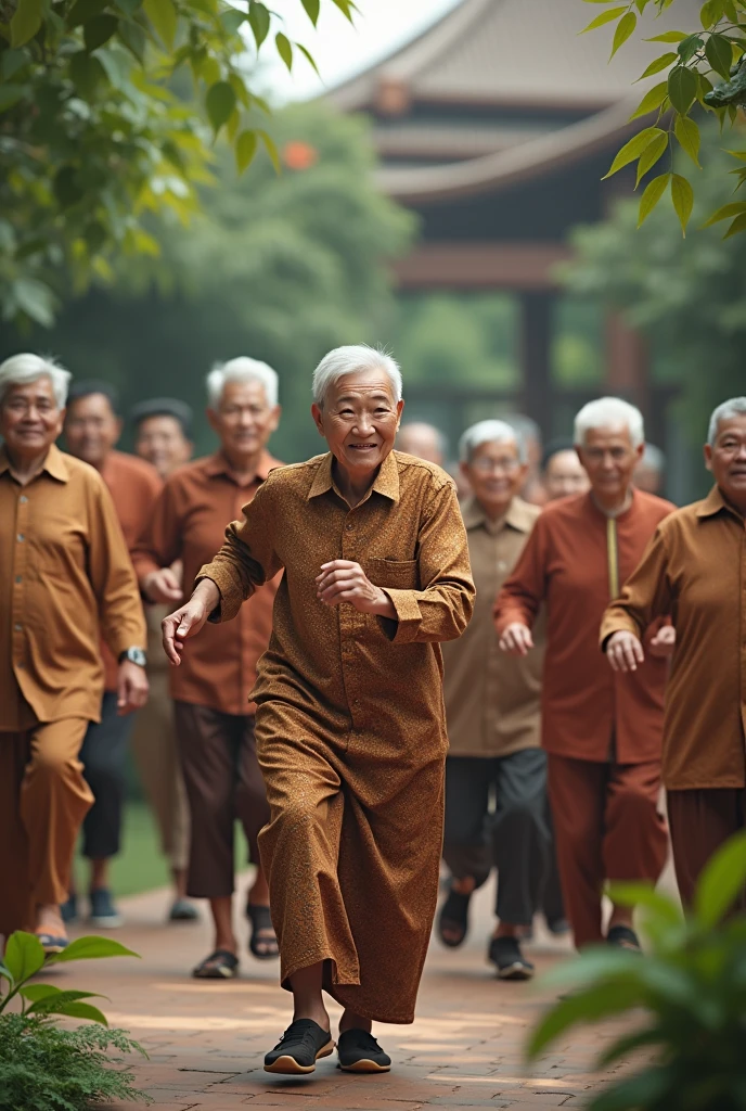 Malaysian elderly exercise