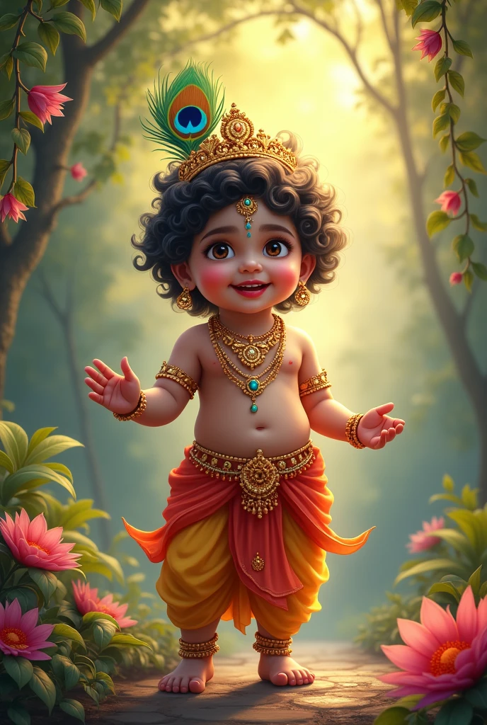 Janmastami god little khrishna
