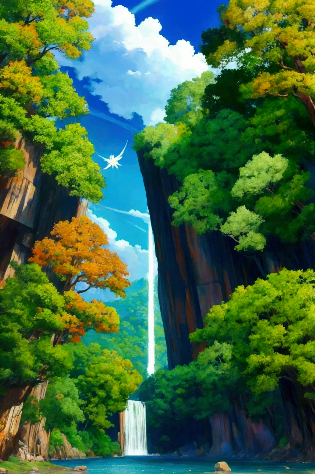 Anime scenery, nature