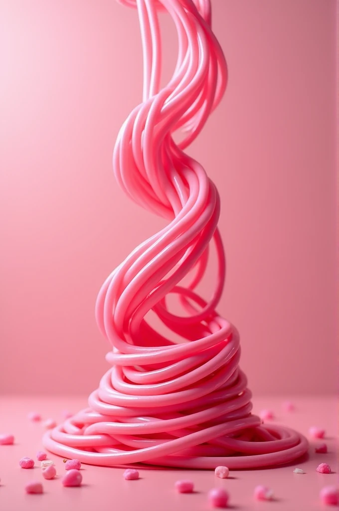 Generate a picture of pink flavour indumati
 noodles 