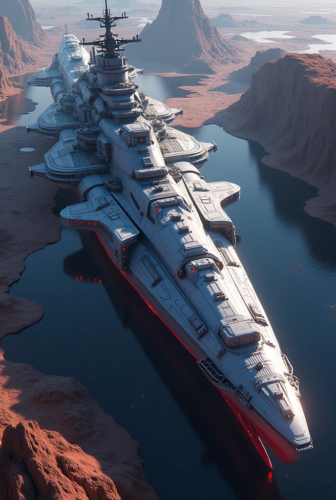 anime, Space Battleship, Secret Base,