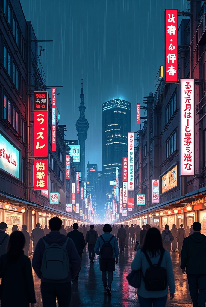Night streets of tokyo