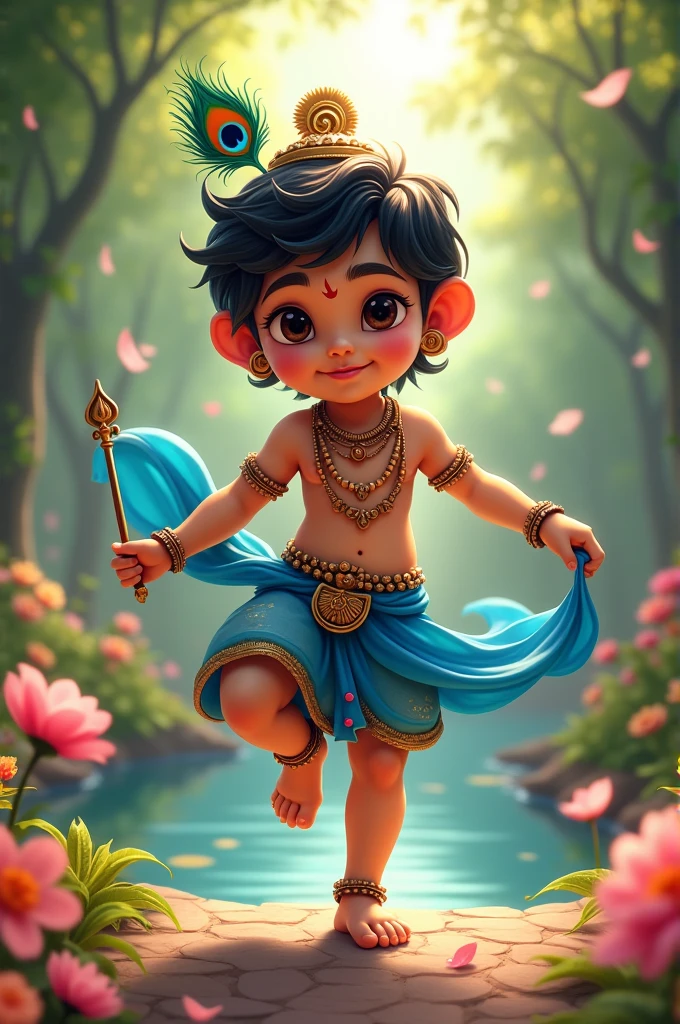 Gif image of krishna