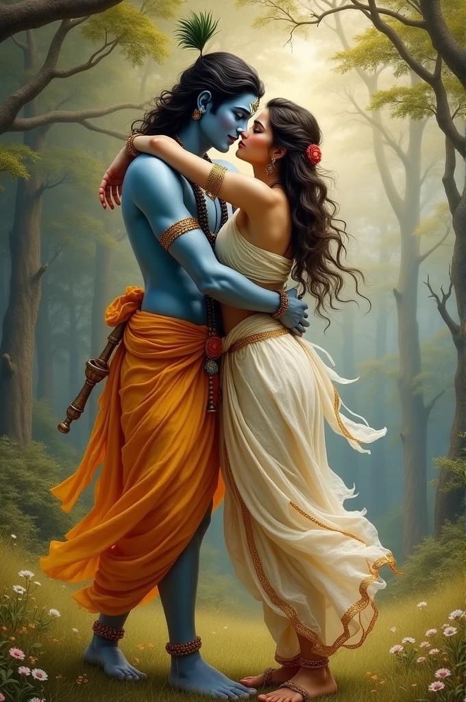 SHREE KRISHNA INTENSE HUG DEVOTEE