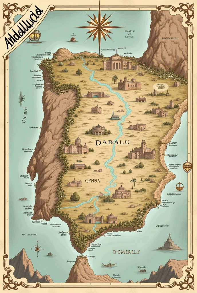map of andalusia