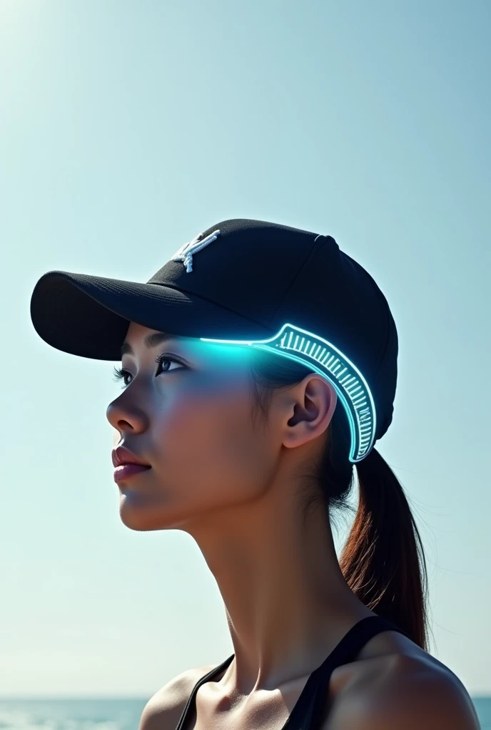 Make a 5 packaging of a new product innovation which is a baseball hat with cooling fan inside