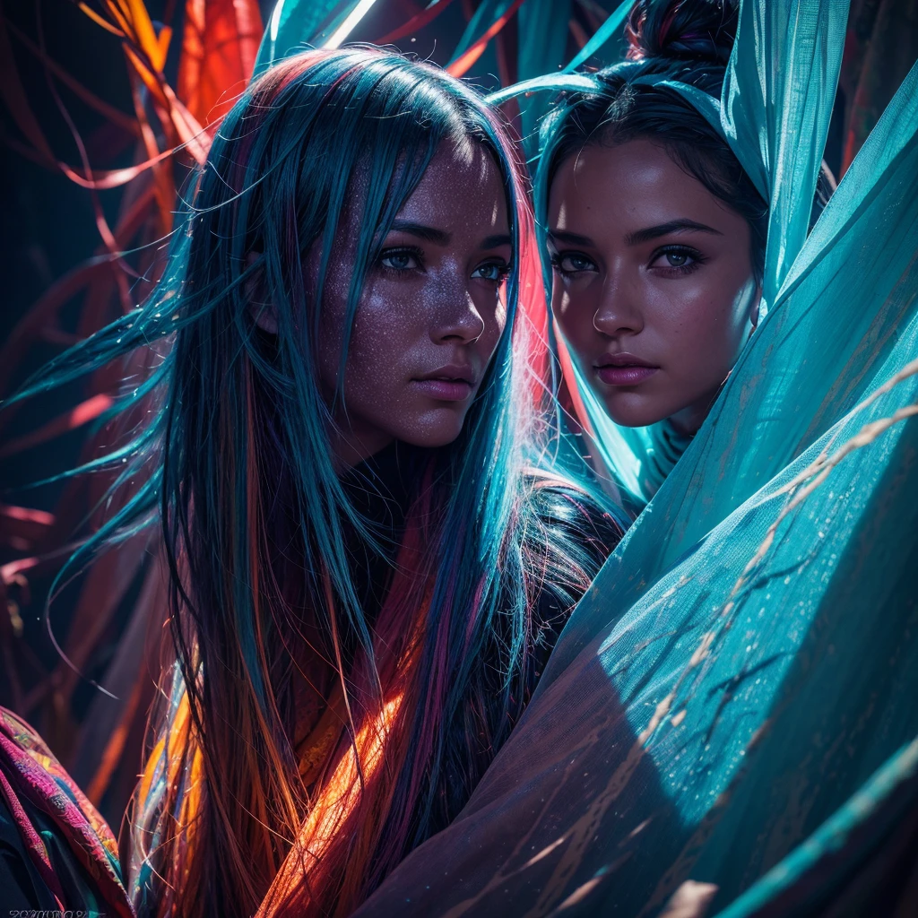 A photograph with extremely vibrant and dimensional colors, stark contrasts of light and shadow, and textures that are strikingly pronounced. The image has a palpable warmth and sense of presence, as if engaging all five senses. Rendered at 16K high-quality resolution.