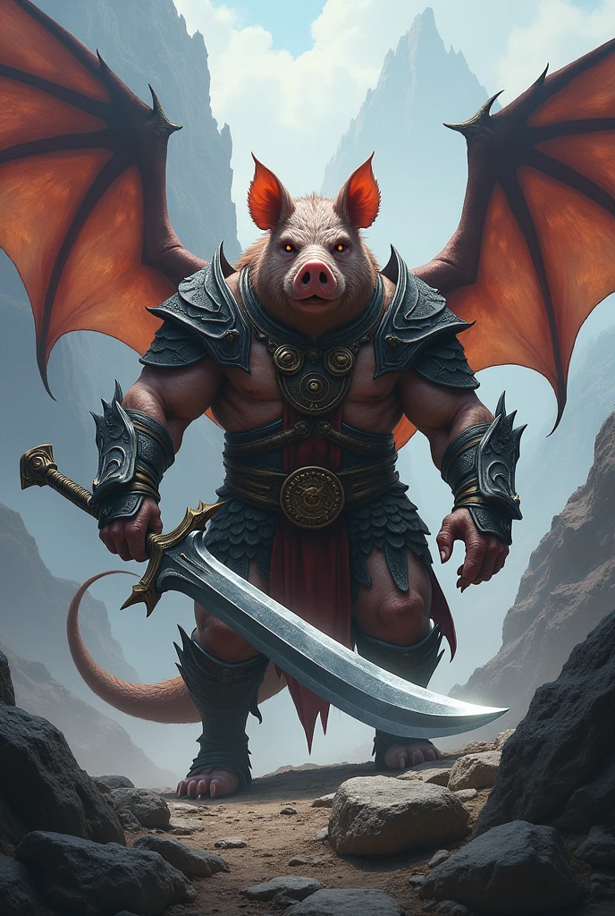 a pig dragon slayer