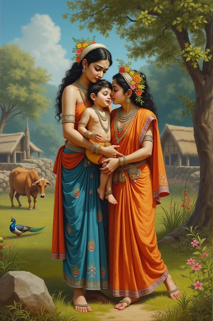 Yasoda with krishna