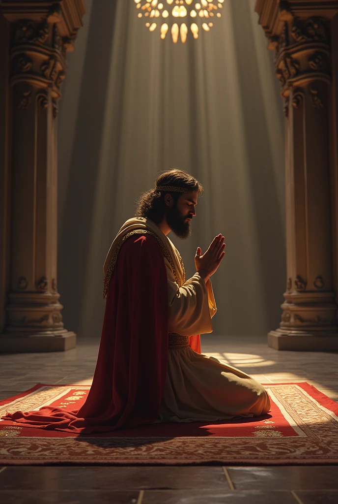 king david praying to god