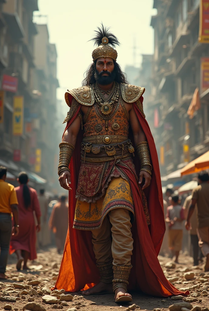 Ancient king in modern India
